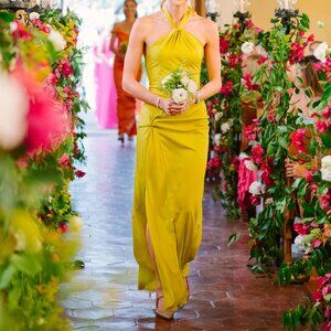 Ronny Kobo Halter dress